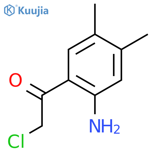 Ethanone,1-(2-amino-4,5-dimethylphenyl)-2-chloro- structure