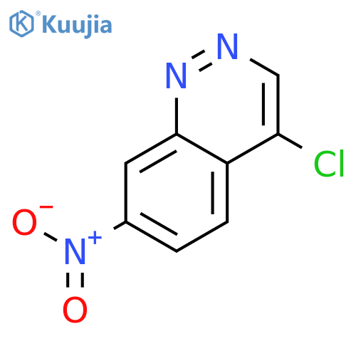 Cinnoline, 4-chloro-7-nitro- structure