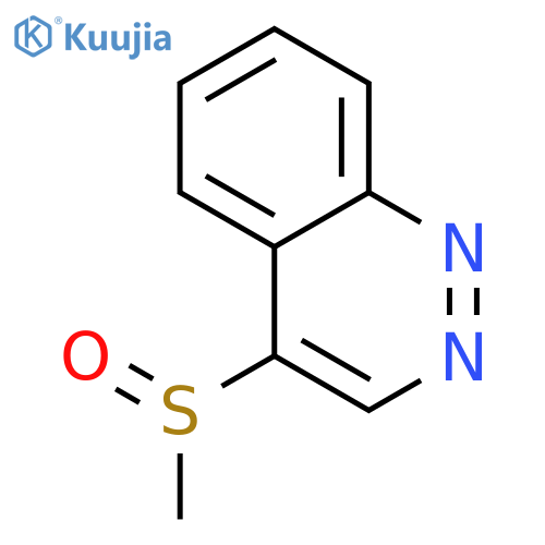Cinnoline, 4-(methylsulfinyl)- structure