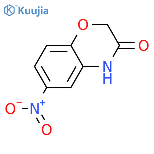6-nitro-3,4-dihydro-2H-1,4-benzoxazin-3-one structure