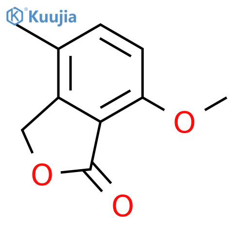 7-methoxy-4-methyl-1(3H)-Isobenzofuranone structure