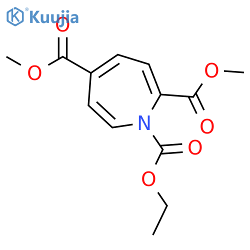 1-O-ethyl 2-O,5-O-dimethyl azepine-1,2,5-tricarboxylate structure