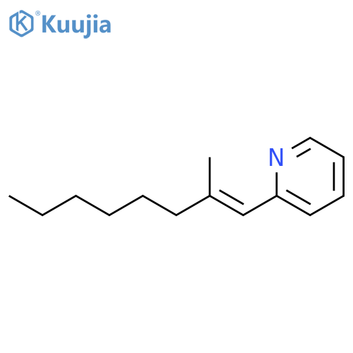 Pyridine, 2-[(1E)-2-methyl-1-octenyl]- structure