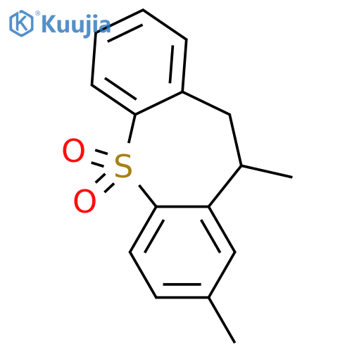 DIBENZO[B,F]THIEPIN, 10,11-DIHYDRO-2,11-DIMETHYL-, 5,5-DIOXIDE structure