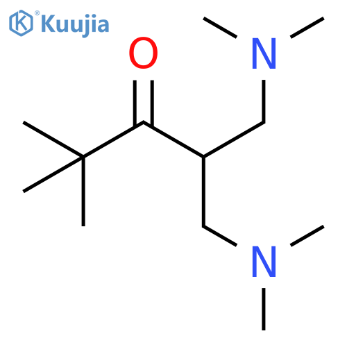 3-Pentanone, 1-(dimethylamino)-2-[(dimethylamino)methyl]-4,4-dimethyl- structure