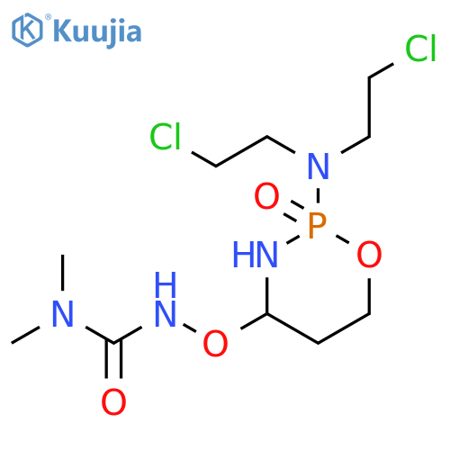 3-({2-[bis(2-chloroethyl)amino]-2-oxido-1,3,2-oxazaphosphinan-4-yl}oxy)-1,1-dimethylurea structure