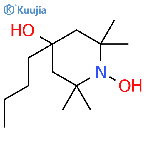 1-Piperidinyloxy, 4-butyl-4-hydroxy-2,2,6,6-tetramethyl- structure