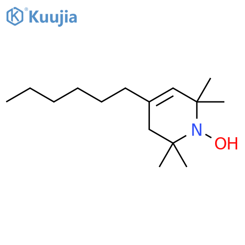 1(2H)-Pyridinyloxy, 4-hexyl-3,6-dihydro-2,2,6,6-tetramethyl- structure