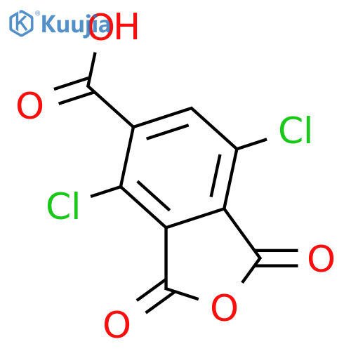 3,6-Dichlorotrimellitic anhydride structure