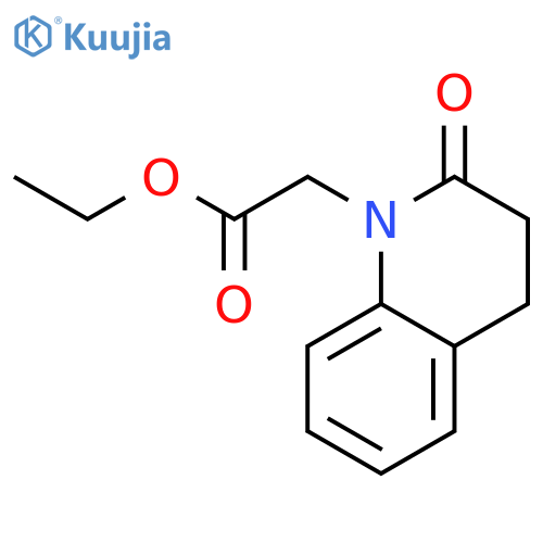 Ethyl 2-(2-oxo-3,4-dihydroquinolin-1(2H)-yl)acetate structure