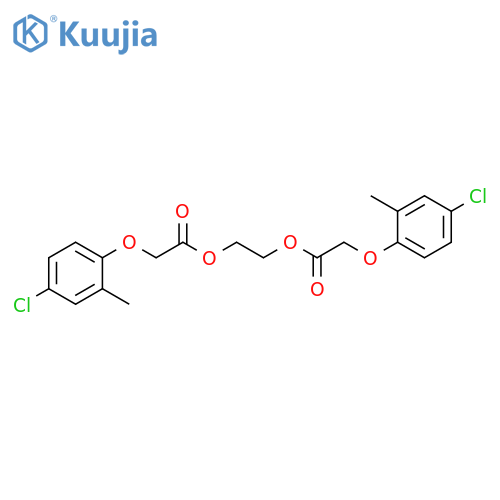 Acetic acid, (4-chloro-2-methylphenoxy)-, 1,2-ethanediyl ester (9CI) structure