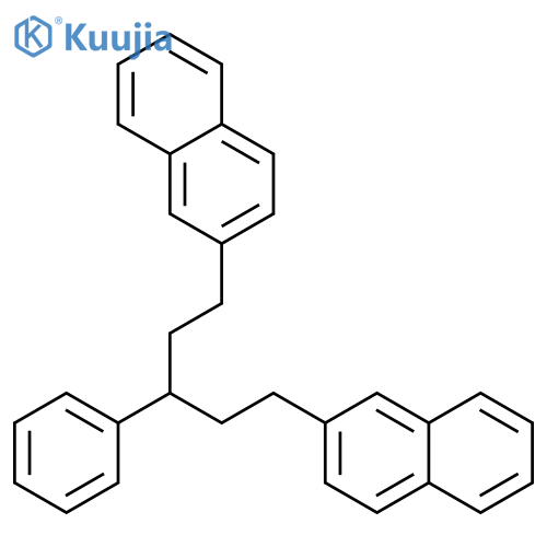 Naphthalene, 2,2'-(3-phenyl-1,5-pentanediyl)bis- structure
