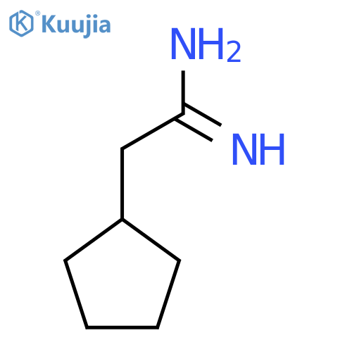 2-cyclopentylethanimidamide structure