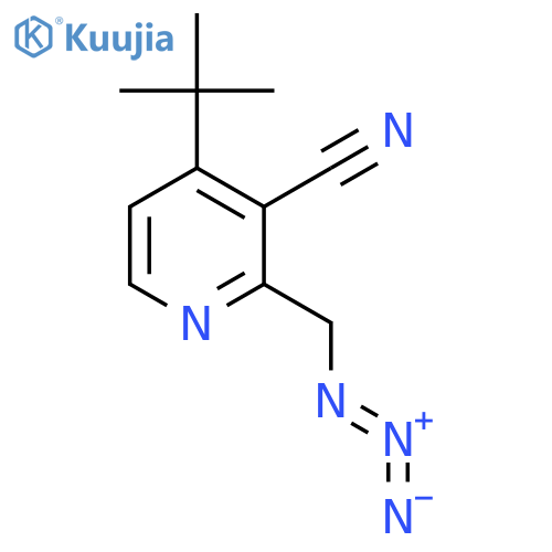 3-PYRIDINECARBONITRILE, 2-(AZIDOMETHYL)-4-(1,1-DIMETHYLETHYL)- structure