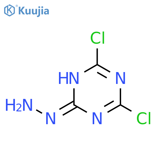 1,3,5-Triazin-2(1H)-one, 4,6-dichloro-, hydrazone structure