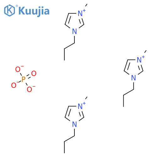 1-Methyl-3-propylimidazolium phosphate structure