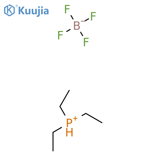 Triethylphosphonium tetrafluoroborate structure