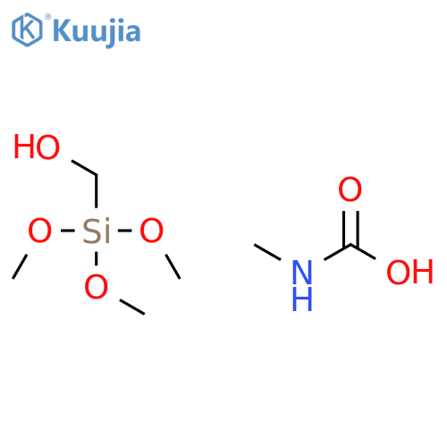 Methanol, (trimethoxysilyl)-, methylcarbamate structure