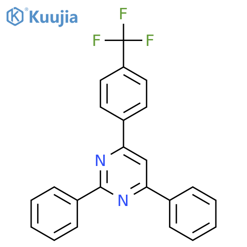 Pyrimidine, 2,4-diphenyl-6-[4-(trifluoromethyl)phenyl]- structure