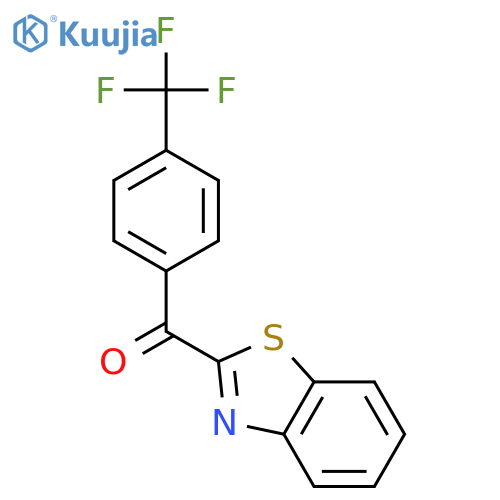Methanone, 2-benzothiazolyl[4-(trifluoromethyl)phenyl]- structure