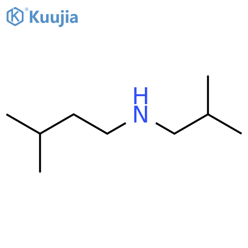 1-Butanamine, 3-methyl-N-(2-methylpropyl)- structure