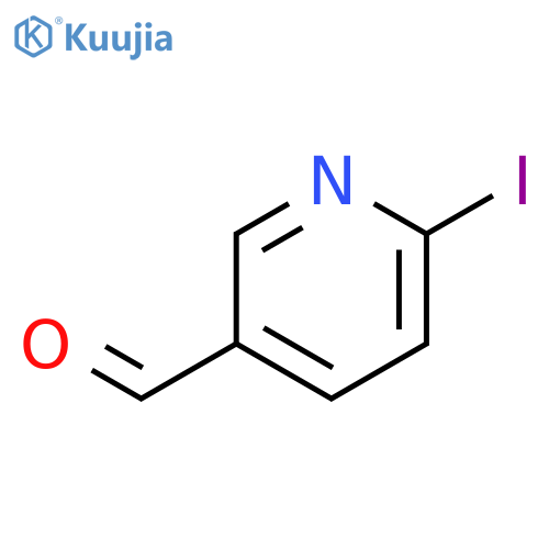 3-Pyridinecarboxaldehyde,6-iodo- structure