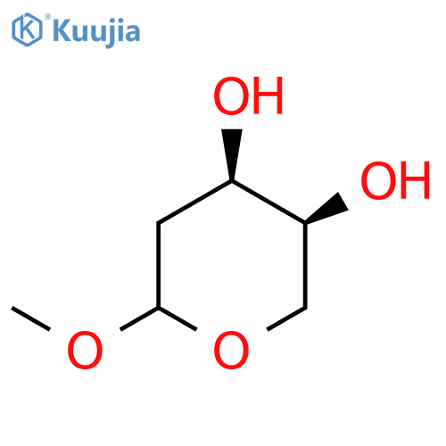 L-ERYTHRO-PENTOPYRANOSIDE, METHYL 2-DEOXY- structure