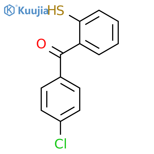 (4-Chlorophenyl)(2-sulfanylphenyl)methanone structure