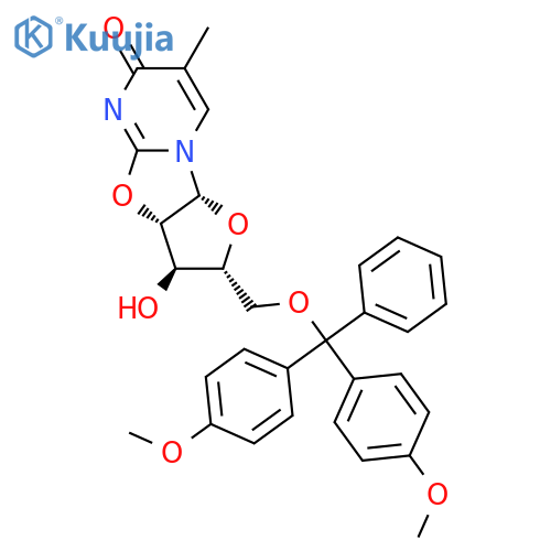 5'-DMTr-2,2'-anhydrothymidine structure