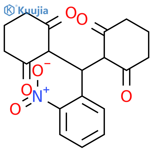 1,3-Cyclohexanedione, 2,2'-[(2-nitrophenyl)methylene]bis- structure