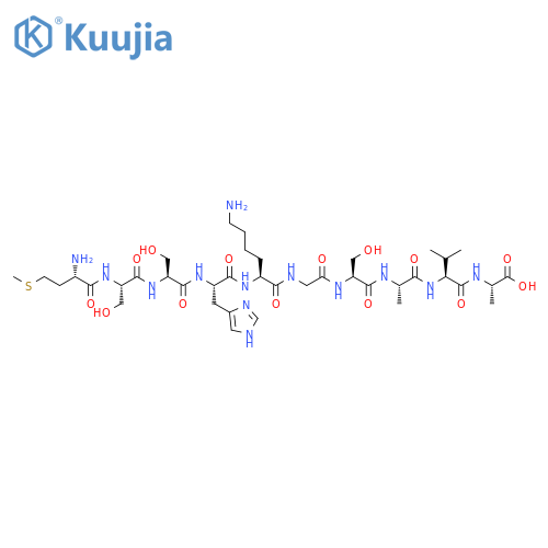 L-Alanine, L-methionyl-L-seryl-L-seryl-L-histidyl-L-lysylglycyl-L-seryl-L-alanyl-L-valyl- (9CI) structure