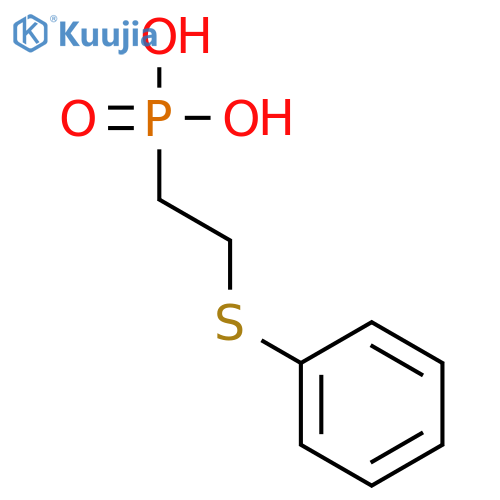 PHOSPHONIC ACID, [2-(PHENYLTHIO)ETHYL]- structure