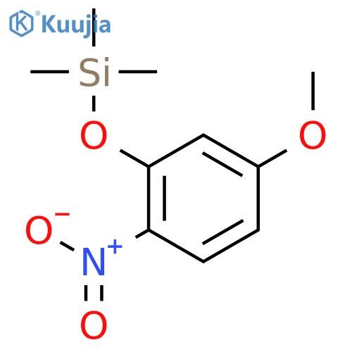 Silane, (5-methoxy-2-nitrophenoxy)trimethyl- structure