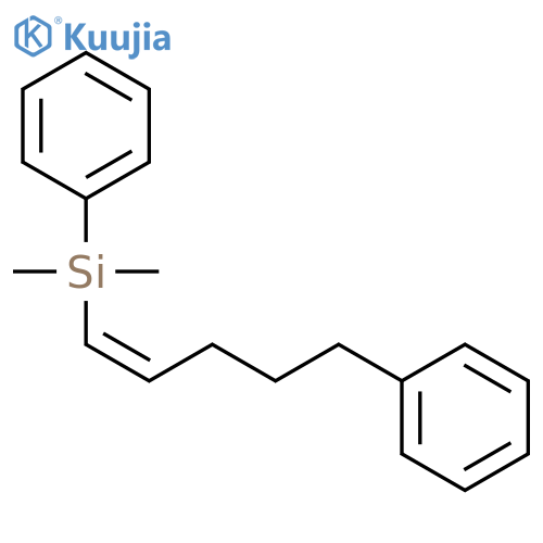 SILANE, DIMETHYLPHENYL[(1Z)-5-PHENYL-1-PENTENYL]- structure