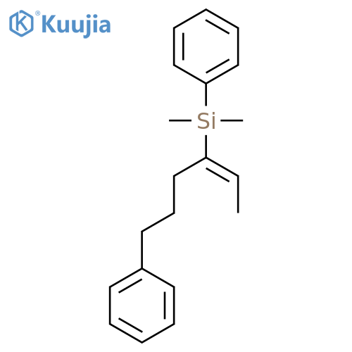 SILANE, [(1E)-1-ETHYLIDENE-4-PHENYLBUTYL]DIMETHYLPHENYL- structure