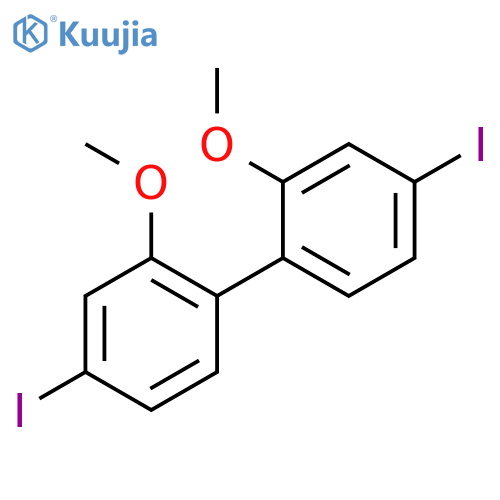1,1'-BIPHENYL, 4,4'-DIIODO-2,2'-DIMETHOXY- structure