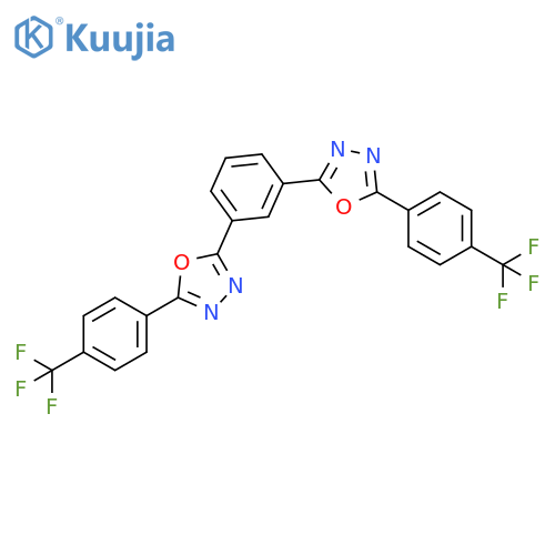 1,3,4-Oxadiazole, 2,2'-(1,3-phenylene)bis[5-[4-(trifluoromethyl)phenyl]- structure