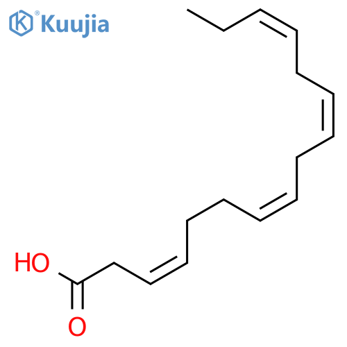 3,7,10,13-Hexadecatetraenoic acid, (3Z,7Z,10Z,13Z)- structure