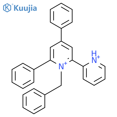 2,2'-BIPYRIDINIUM, 4,6-DIPHENYL-1-(PHENYLMETHYL)- structure