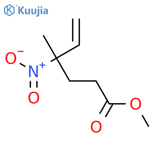 5-HEXENOIC ACID, 4-METHYL-4-NITRO-, METHYL ESTER structure