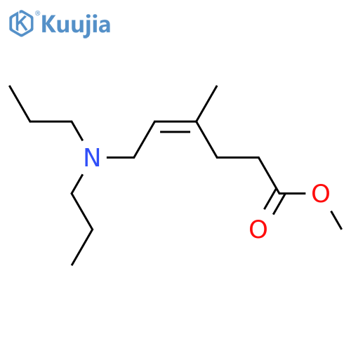 4-HEXENOIC ACID, 6-(DIPROPYLAMINO)-4-METHYL-, METHYL ESTER, (Z)- structure