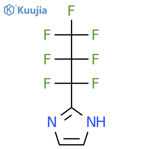 1H-Imidazole, 2-(heptafluoropropyl)- structure