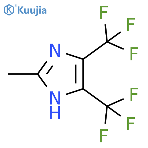 2-methyl-4,5-bis(trifluoromethyl)-1H-Imidazole structure