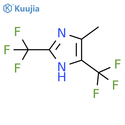 4-methyl-2,5-bis(trifluoromethyl)-1H-Imidazole structure
