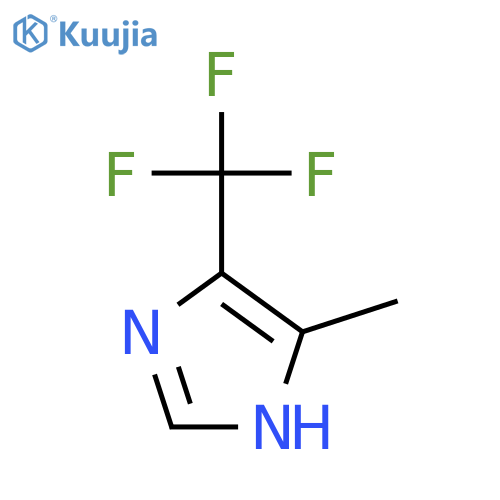 1H-IMIDAZOLE, 4-METHYL-5-(TRIFLUOROMETHYL)- structure