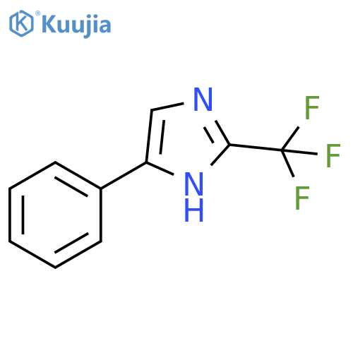 5-phenyl-2-(trifluoromethyl)-1H-Imidazole structure