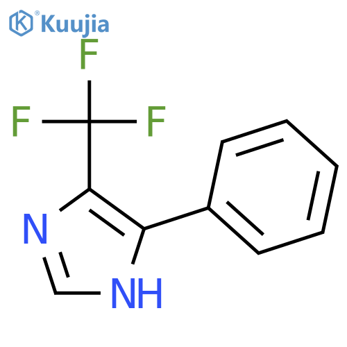 1H-Imidazole, 4-phenyl-5-(trifluoromethyl)- structure