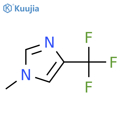 1H-Imidazole, 1-methyl-4-(trifluoromethyl)- structure