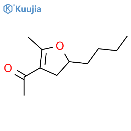Ethanone, 1-(5-butyl-4,5-dihydro-2-methyl-3-furanyl)- structure