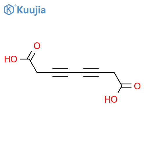 3,5-Octadiynedioic acid structure